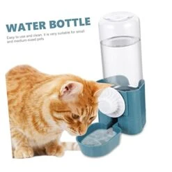 Iplusmile Hamster Pet Cage Cats Pig Hanging Dispenser Bowl Dog Food Guinea Chinchilla Ferret Feeder Bottle Automatic Hedgehog Drinking For Bunny Rabbit Supplies Animal Small Water 3pcs Pets -Pet Care Center 410aaRBAPzL