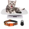 Digital Pet Scale, Small Animal Scale With Pet Anti Lost Alarm Sensor ＆ Reflective Collar, Multi-Function LED Pet Weight Scale(Max. 33 Lbs), For Weighing Puppy/Kitten/Ferret/Reptiles/Tortoises/Food -Pet Care Center 411RVR9HKCL