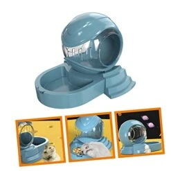 Hohopeti Hamster Feeder Hamster Food Dispenser Guinea Pig Feeder Rat Food Bowl Dog Supplies For Puppies Food Container Squirrel Feeder Hanging Bunny Feeder Household Hamster Feeder Sky-Blue -Pet Care Center 414OxUvjgPL