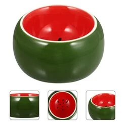 Pet Feeder 2pcs Dogs Feeder Rodent Animal Gerbil Hedgehog Animals Dispenser Guinea Dish Rodents Mice Feeding Eating Bite For Tipping Cats Pig Ceramic Small Moving Holder Reptile Water Dish -Pet Care Center 414RZf06qHL