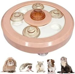 Small Animal Interactive Slow Feeder Ferret Foraging Toy Rabbit Treat Dispenser Hamsters Feeding Bowl Hide Game Toys For Rats Gerbils Bunny Hedgehog Chinchillas Dog Cat (Blue) -Pet Care Center 415OMFHXJFL. AC