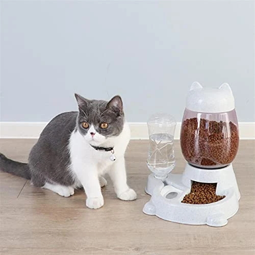 AACARB Cat Water Dispenser, Pet Automatic Drinking Fountain Dual-Use Food Bowl Water Bottle Dog Cat Feeder (Color : Pink) 6 AACARB Cat Water Dispenser, Pet Automatic Drinking Fountain Dual-Use Food Bowl Water Bottle Dog Cat Feeder (Color : Pink) - Image 4