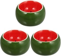 Pet Feeder 2pcs Dogs Feeder Rodent Animal Gerbil Hedgehog Animals Dispenser Guinea Dish Rodents Mice Feeding Eating Bite For Tipping Cats Pig Ceramic Small Moving Holder Reptile Water Dish -Pet Care Center 417KQsxiKFL. AC