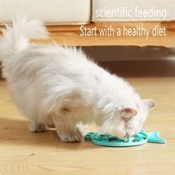 AYENCI Cat Automatic Water, Pet Slow Food Bowl Licking Pad Slow Food Device Cat Bowl Dog Bowl Dog Lick Pad Pet Bowl Dog Bowl Pet Feeder (Color : Dolphin - Blue) -Pet Care Center 417PwAmUV5L 1