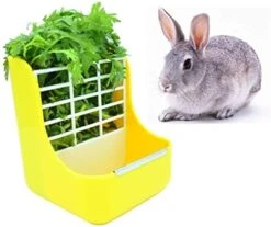 Rabbit Feeder Bunny Guinea Pig Hay Feeder, Hay Guinea Pig Hay Feeder, Chinchilla Plastic Food Bow (Pink) -Pet Care Center 419UPiqWVTL. AC
