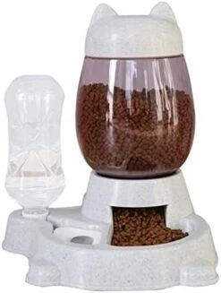 AACARB Cat Water Dispenser, Pet Automatic Drinking Fountain Dual-Use Food Bowl Water Bottle Dog Cat Feeder (Color : Pink) 16 AACARB Cat Water Dispenser, Pet Automatic Drinking Fountain Dual-Use Food Bowl Water Bottle Dog Cat Feeder (Color : Pink) -Pet Care Center 41AUjyc362L. AC
