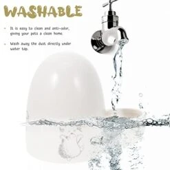 NOGRAX Bird Accessories Hamster Water Feeder Automatic Pet Waterer Feeder Ceramic Small Animal Bowl Pet For Hamster Hedgehog Chinchilla Guinea Pig Hamster Accessories Feeder -Pet Care Center 41AtWPQJ50L