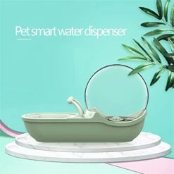 AACARB Cat Water Dispenser, Cat And Dog Water Dispenser Automatic Circulation Ultra-Quiet Pet Drinking Bowl 4.5L Large-Capacity Feeder Pet Food Bowl (Color : Green) -Pet Care Center 41BXJbTawqL