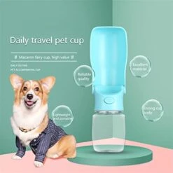 AYENCI Cat Automatic Water, Dog Water Bottle 350ml Dog Travel Water Bottle With Dispenser Drinking Bowl For Outdoor Walking Travelling (Color : Blue) 15 AYENCI Cat Automatic Water, Dog Water Bottle 350ml Dog Travel Water Bottle With Dispenser Drinking Bowl For Outdoor Walking Travelling (Color : Blue) -Pet Care Center 41Bl3zVs3ML