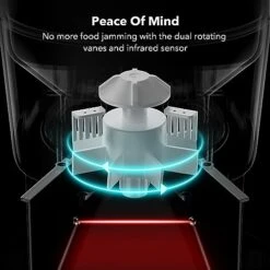 PETLIBRO Automatic Dog Feeder, 6L Dog Food Dispenser With Twist Lock Lid, Timed Dog Feeder With Clog-Free Design & Low Food LED Indication, Up To 50 Portion 6 Meals Daily For Dogs Cats Pets -Pet Care Center 41BvXPCCm9L