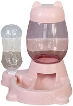 AACARB Cat Water Dispenser, Pet Automatic Drinking Fountain Dual-Use Food Bowl Water Bottle Dog Cat Feeder (Color : Pink) 17 AACARB Cat Water Dispenser, Pet Automatic Drinking Fountain Dual-Use Food Bowl Water Bottle Dog Cat Feeder (Color : Pink) -Pet Care Center 41C E3AswrL. AC