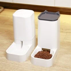 AYENCI Cat Automatic Water, Pets Dog Cat Automatic Feeders Bowl For Dogs 3.8L Drinking Water Bottle Kitten Bowls Slow Food Feeding Container Dispenser -Pet Care Center 41DGCKDBoyL