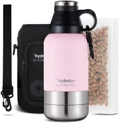 KOALA PAL 32oz Portable Dog Water Bottle W/Dog Bowls, Dog Travel Water Bottle + Travel Dog Bowls, Human And Dog Water Bottle, Dog Water Bowl Dispenser, Dog Travel Bowl, Travel Accessories For Dogs -Pet Care Center 41E6wEYFZjL. AC