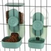 2PCS Hanging Pet Food Water Dispenser Automatic Small Pet Feeder For Cage(Cage Spacing Over 1.2Inchx1.2Inch), Rabbit Food Holder Water Dispenser Set For Bunny Kitten Guinea Pig Ferret Small Dog -Pet Care Center 41EAuYV2cXL