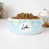 GENERIC Personalized Daisy & Blue Plaid Pattern Pet Bowl, Dog Name Bowl, Cat Name Bowl, Gift For Pets, Ceramic Bowl -Pet Care Center 41ErDWjuxVL