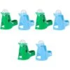 Iplusmile 6 Pcs Sky-blue Rat Hanging Green Bottles Light Bunny Base Hut Cage Chinchilla Ml Mice Food Feeder Rabbit Nozzle Little Auto Hamster Crate Ferret Puppy Hamsters Proof Pigs -Pet Care Center 41GVvhj0kvL