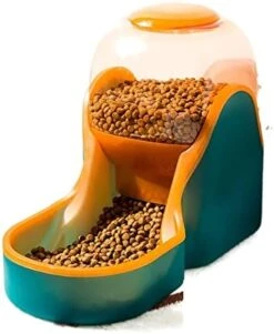 AYENCI Cat Automatic Water, 3.8L Pet Dog Cat Automatic Feeder Bowl For Dogs Drinking Water Fountain Bottle Kitten Bowls Slow Food Feeding Container Supplies (Color : Food-Transparent) -Pet Care Center 41HRx5XLxtL. AC