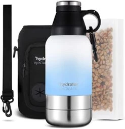 KOALA PAL 32oz Portable Dog Water Bottle W/Dog Bowls, Dog Travel Water Bottle + Travel Dog Bowls, Human And Dog Water Bottle, Dog Water Bowl Dispenser, Dog Travel Bowl, Travel Accessories For Dogs -Pet Care Center 41JQtuNJM1L. AC