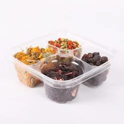 Herbivore Treat Variety Pack (9 Oz.) - Healthy Natural Treat Assortment - Dried Flowers & Vegetables - Guinea Pigs, Rabbits, Chinchillas, Squirrels, Hamsters, Prairie Dogs, Degus & Other Small Pets -Pet Care Center 41JU8UduzKL