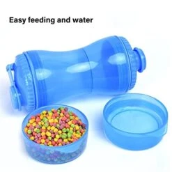 AYENCI Cat Automatic Water, 2 In 1 Dog Water Bottle Portable Food Container Drinking Bowl For Small Medium Dogs Outdoor Travel Pet Water Dispenser Feeder (Color : Green) -Pet Care Center 41L0gkV9vxL