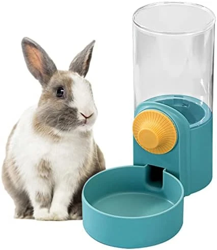 Kathson 35oz Hanging Automatic Food Water Dispenser Gravity Pet Auto Feeder Waterer Set For Rabbit Cat Dog Chinchilla Guinea Pig Hedgehog Ferret (Food Dispenser) 10 Kathson 35oz Hanging Automatic Food Water Dispenser Gravity Pet Auto Feeder Waterer Set For Rabbit Cat Dog Chinchilla Guinea Pig Hedgehog Ferret (Food Dispenser) - Image 8