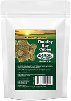 Timothy Hay Cubes 12 Lb - 100% All Natural, High Fiber, Sun Cured Timothy Grass Food & Treat - Rabbits, Guinea Pigs, Chinchillas, Degus, Prairie Dogs, Tortoises, Hamsters, Gerbils, Rats & Small Pets… -Pet Care Center 41M155PiAVL. AC