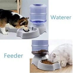 AYENCI Cat Automatic Water, 3.8L Dog Bowl Automatic Cat Feeder Large Capacity Pet Bowl Water Bottle For Cat Food Dish Water Dispenser Pet Feeding Supplies (Color : Pink Water Feeder) -Pet Care Center 41MPDEqhjAL