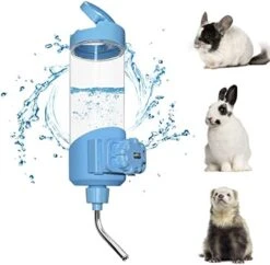Vannon [2023 New Upgraded] Top Fill Small Animal Water Bottles For Crate 23oz No Drip BPA Free Water Dispenser With Stainless Steel Nozzle For Rabbit, Chinchilla, Ferret, Guinea Pigs, Hedgehog -Pet Care Center 41MnXHvDHFL. AC