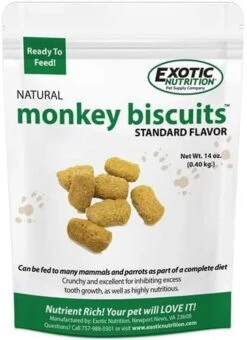 Monkey Biscuits (Standard, 9 Lb.) - Healthy & Crunchy Biscuit Treat For Prairie Dogs, Parrots, Squirrels, Sugar Gliders, Hamsters, Rats, Rodents, Amazons, Macaws, Cockatoos, Birds & Other Small Pets -Pet Care Center 41NsgVu4pVL. AC 1
