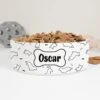 GENERIC Dog Pattern Personalized Pet Bowl Cat Bowls, Cute Dog Bowl With Name, Custom Ceramic Dog Cat Pet Bowls Available In Two Sizes -Pet Care Center 41R2iTgXZoL