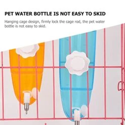 No-drip Water Bottle Rabbit Food Water Dispenser Carrot Shape No-drip Water Bottle Hanging Automatic Drinker For Rabbits Chinchillas Ferrets Guinea Pig Small Animals Pet Cage -Pet Care Center 41RZRrzctjL