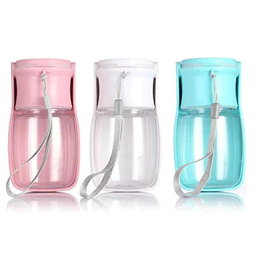 AYENCI Cat Automatic Water, Dog Water Bottle 350ml Dog Travel Water Bottle With Dispenser Drinking Bowl For Outdoor Walking Travelling (Color : Blue) 4 AYENCI Cat Automatic Water, Dog Water Bottle 350ml Dog Travel Water Bottle With Dispenser Drinking Bowl For Outdoor Walking Travelling (Color : Blue) - Image 2