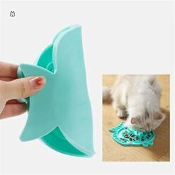 AYENCI Cat Automatic Water, Pet Slow Food Bowl Licking Pad Slow Food Device Cat Bowl Dog Bowl Dog Lick Pad Pet Bowl Dog Bowl Pet Feeder (Color : Dolphin - Blue) -Pet Care Center 41TosRPvCUL 1