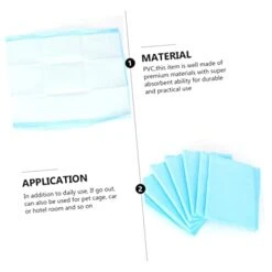 PATKAW 50pcs Chinchilla Bedding Guinea Pig Cages Indoor Disposable Underpads Cat Urine Pad Rabbit Potty Training Pads Dog Pads Extra Large Pet Supplies Bedpan Potty Pad Rabbit Cage Litter -Pet Care Center 41UZvL77dKL