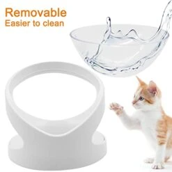 AYENCI Cat Automatic Water, Pet Food Bowl For Dog Cat Feed Bowl With Stand Protect Spine Feeder Kitty Plate Puppy Dish Drinking Bottle Dog Water Bowl -Pet Care Center 41VLr2xOgzL