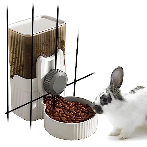 34oz Rabbit Food Bowl For Cage Food Dispenser Hanging Auto Cat Feeder Ferret Cage Accessories Rabbit Supplies For Bunny Kitten Puppy 3 34oz Rabbit Food Bowl For Cage Food Dispenser Hanging Auto Cat Feeder Ferret Cage Accessories Rabbit Supplies For Bunny Kitten Puppy