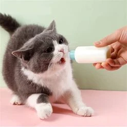 AACARB Cat Water Dispenser, Puppy Kitten Feeding Bottle Feeder 70ml Can Squeeze Liquid Milk Nursing Bottle For Dogs Puppies Rabbits Hamster (Color : Green) -Pet Care Center 41ZLxUOyieL 1