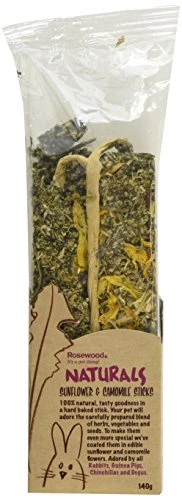 Rosewood Boredom Breaker NATURALS Sunflower And Camomile Sticks 140g