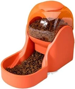 AYENCI Cat Automatic Water, 3.8L Pet Dog Cat Automatic Feeder Bowl For Dogs Drinking Water Fountain Bottle Kitten Bowls Slow Food Feeding Container Supplies (Color : Food-Transparent) -Pet Care Center 41aCR8mCJXL. AC