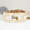 GENERIC Daisy Pastel Orange Pattern Personalized Pet Bowl Cat Bowls, Cute Dog Bowl With Name, Custom Ceramic Dog Cat Pet Bowls Available In Two Sizes -Pet Care Center 41b3XU5PV8L