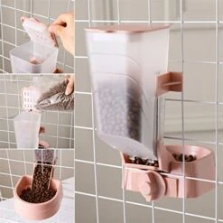AYENCI Cat Automatic Water, Fixed Rabbit Dispenser Bowl Puppy Pet Automatic Water Bottle Pet Feeder Cage Hanging Bowls Food Container -Pet Care Center 41b9gpPfqiL