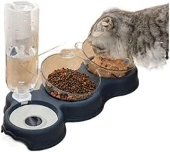 AYENCI Cat Automatic Water, Automatic Cat Bowl Pet Dog Bowl Feeder With Water Supply (Size : Dark Bule) -Pet Care Center 41c4o90KOfL. AC