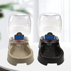 AYENCI Cat Automatic Water, Large Pet Automatic Feeder Dog Cat Drinking Bowl Gravity Pets Water Dispenser Plastic Dog Water Bottle Big Capacity Feeding Dish (Color : Gray)