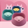 AACARB Cat Water Dispenser, Cat Dog Drink Dispenser Anti-Overflow Pet Non-Wetting Mouth Floating Water Bowl Pet Puppy Drinking Feeder Plastic Water Fountain (Color : Pink) -Pet Care Center 41dWdYStUHL