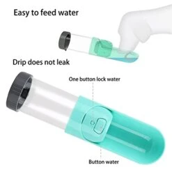 AYENCI Cat Automatic Water, 300ML Drinking Bowls Portable For Small Large Dogs Travel Puppy Cat Pet Dog Water Bottle Outdoor Pet Water Dispenser Feeder (Color : Pink) -Pet Care Center 41e8SYNnNmL