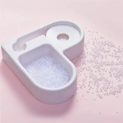 AACARB Cat Water Dispenser, Pet Dog Feeder Bowl Automatic Drinker Love Double Bowls For Small Dogs Cat Wall Corner Food Bowl 500ml Bottle Drinking Supplies -Pet Care Center 41e9lrOG2lL