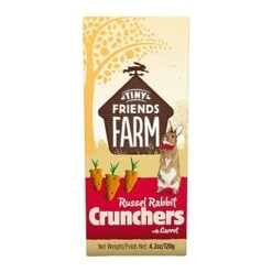 SupremePetfoods 4.2-Ounces Russel Rabbit Carrot Crunchers Treat, 4 Packs (4 Items)
