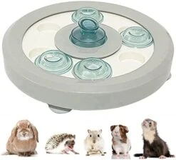 Small Animal Interactive Slow Feeder Ferret Foraging Toy Rabbit Treat Dispenser Hamsters Feeding Bowl Hide Game Toys For Rats Gerbils Bunny Hedgehog Chinchillas Dog Cat (Blue) -Pet Care Center 41f2a7LI2wL. AC