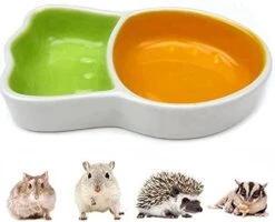 Rabbit Food Bowl - Ceramic Bunny Guinea Pig Hay Feeder Food Dish Water Bowl Chew Resistant Food Bowls Water Feeder For Rabbits, Guinea Pigs, Chinchilla, Ferrets (Big Carrot) -Pet Care Center 41gk JxaidS. AC