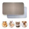 JT Pet Guinea Pig Cage Liner - Pack Of 2 Washable Pee Pads For Dogs, Smooth Fleece Guinea Pig Bedding For Cage & Crates, Reusable & Waterproof Puppy Pee Pads - 36x24 Inches, Brown Grey